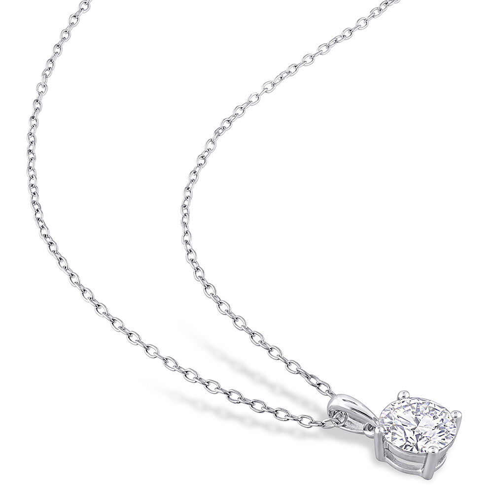 Diamond-Cut Single Ball Necklace